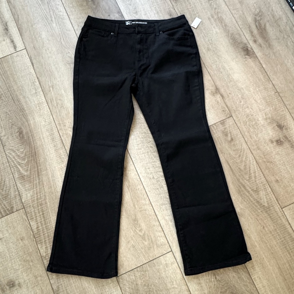 Classic Black Trouser Modern Flare Bootcut Women's Pants